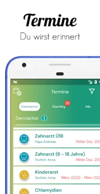 APPzumARZT - Dein Gesundheits-Manager denkt mit android App screenshot 5